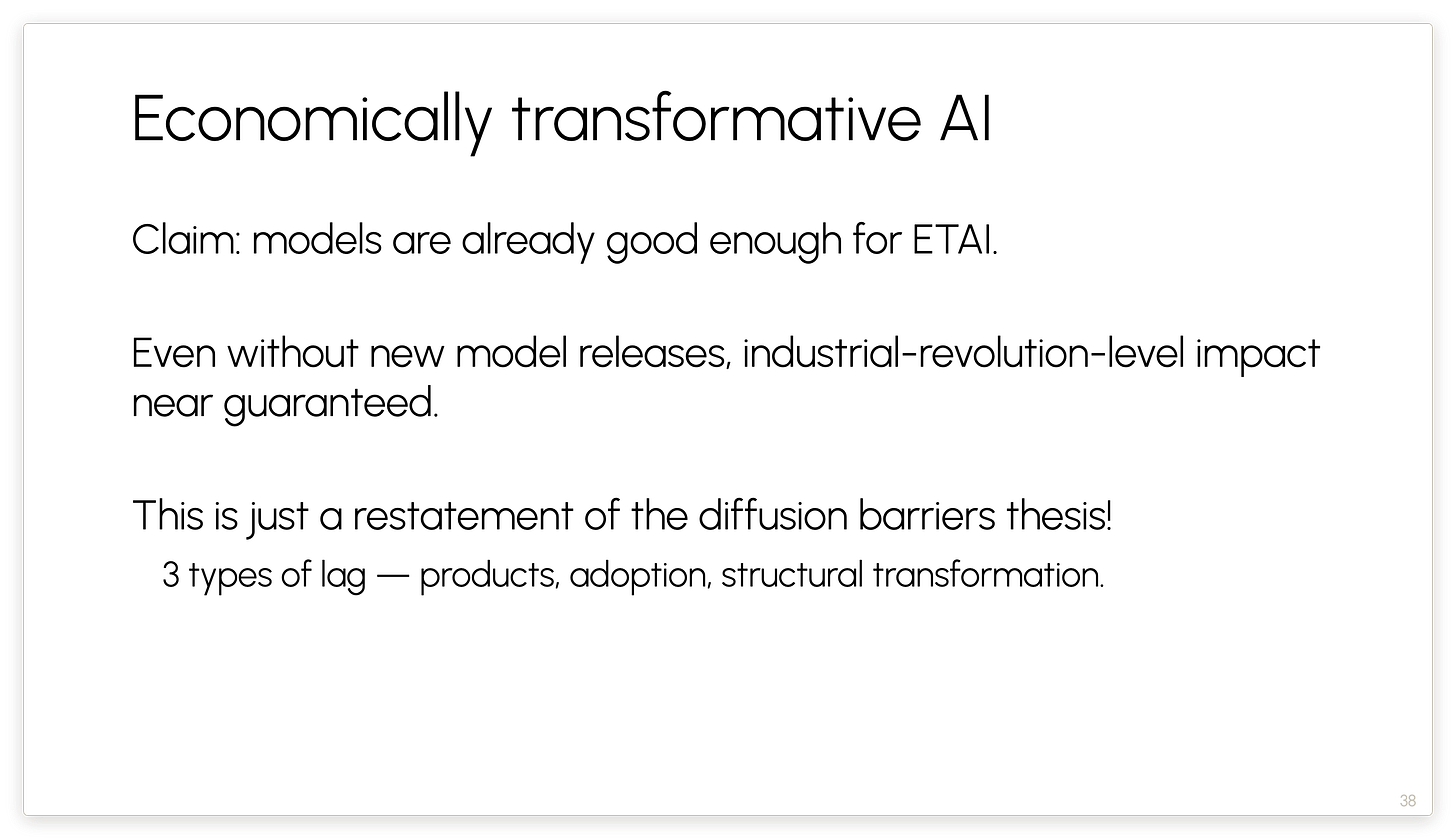 Economically transformative AI Economically transformative AI