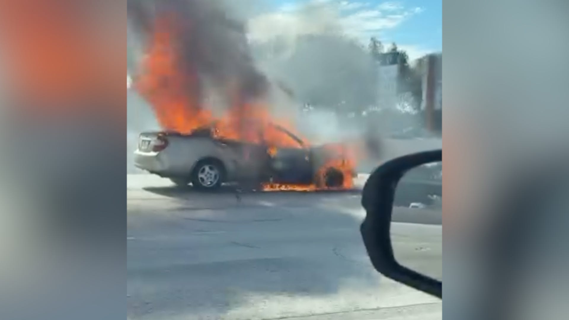 Fiery Crash Snarls Traffic on I-5 in Carlsbad, Encinitas