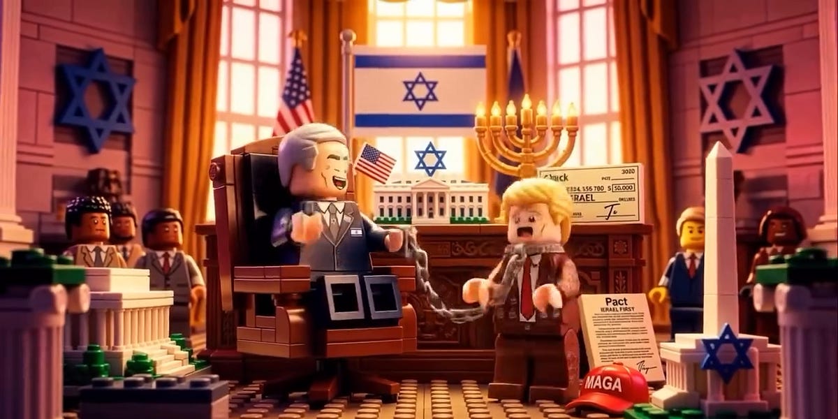 Iran's latest Lego viral video about Trump and Netanyahu 😂