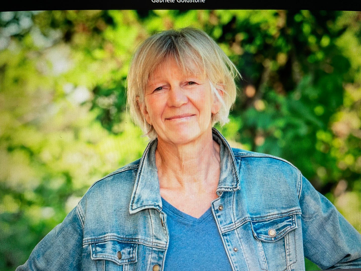 Canadian author Gabriele Goldstone