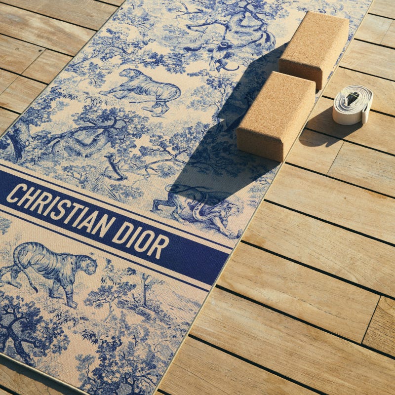 Dior yoga mat