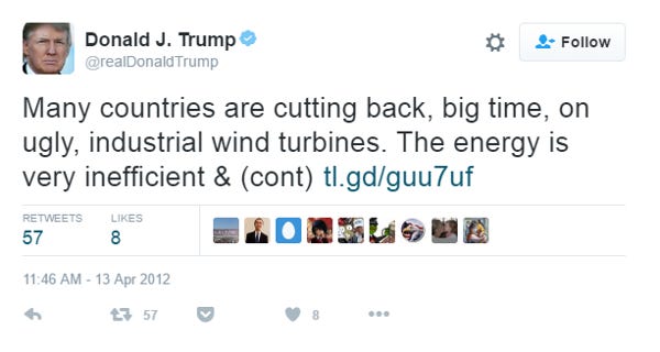trump on wind power trump on wind power