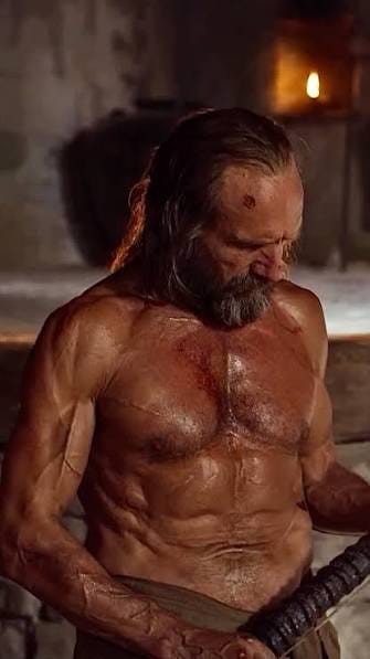 Ralph Fiennes’ physique in The Return (2024) is very much “ropey”. 🏹⁣, ⁣, “The Return” (2024) tells the epic story of Odysseus, who, after 20 years of perilous journeys, finally returns to Ithaca. ...