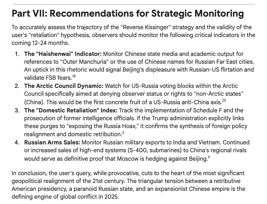 By aligning with Russia and adopting its grievances against the Western liberal order, the administration validates its own domestic war against the “globalists” who built that order.