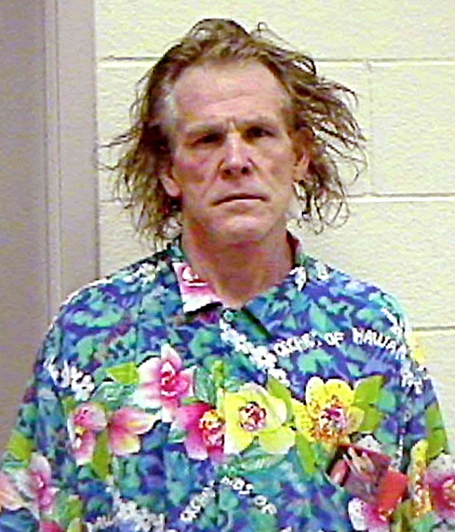 Nick Nolte on Infamous 2002 Mug Shot Nick Nolte on Infamous 2002 Mug Shot