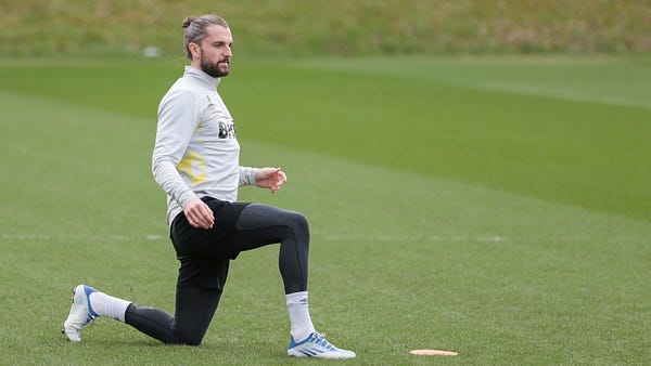 Jay Rodriguez in training.