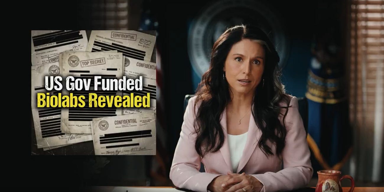 BOMBSHELL: Tulsi Declassifies the US-Funded Biolab Files They Said Didn’t Exist