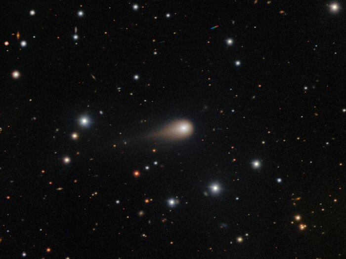 Growing Tail of Interstellar Comet 3I/ATLAS