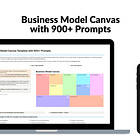 Business Model Canvas Notion Template with 900+ Prompts