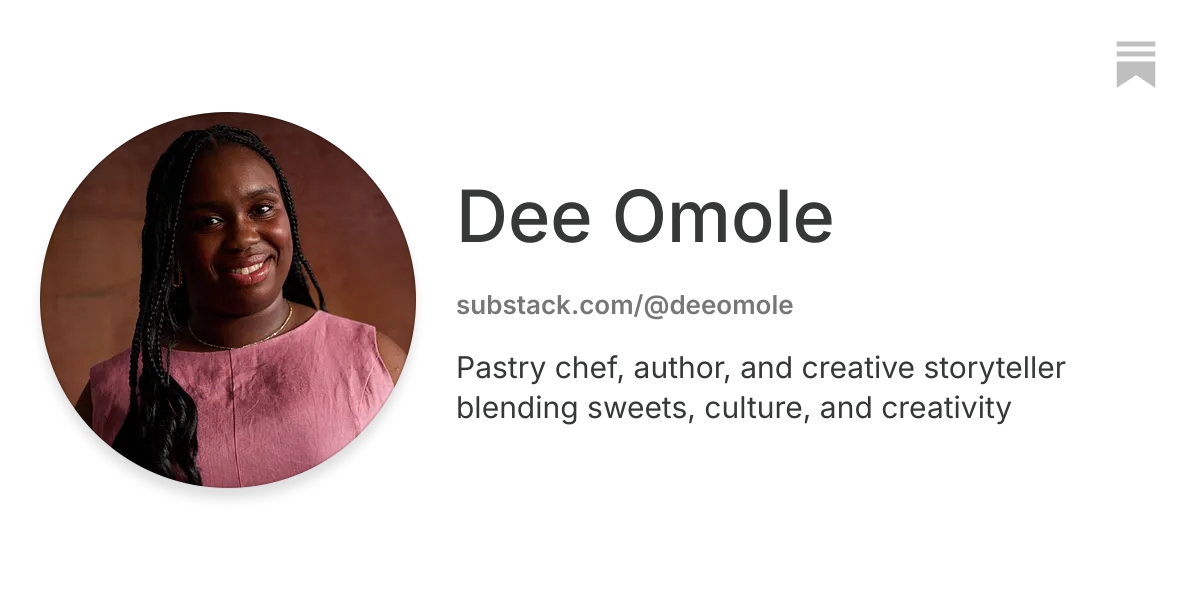 Dee Omole | Substack