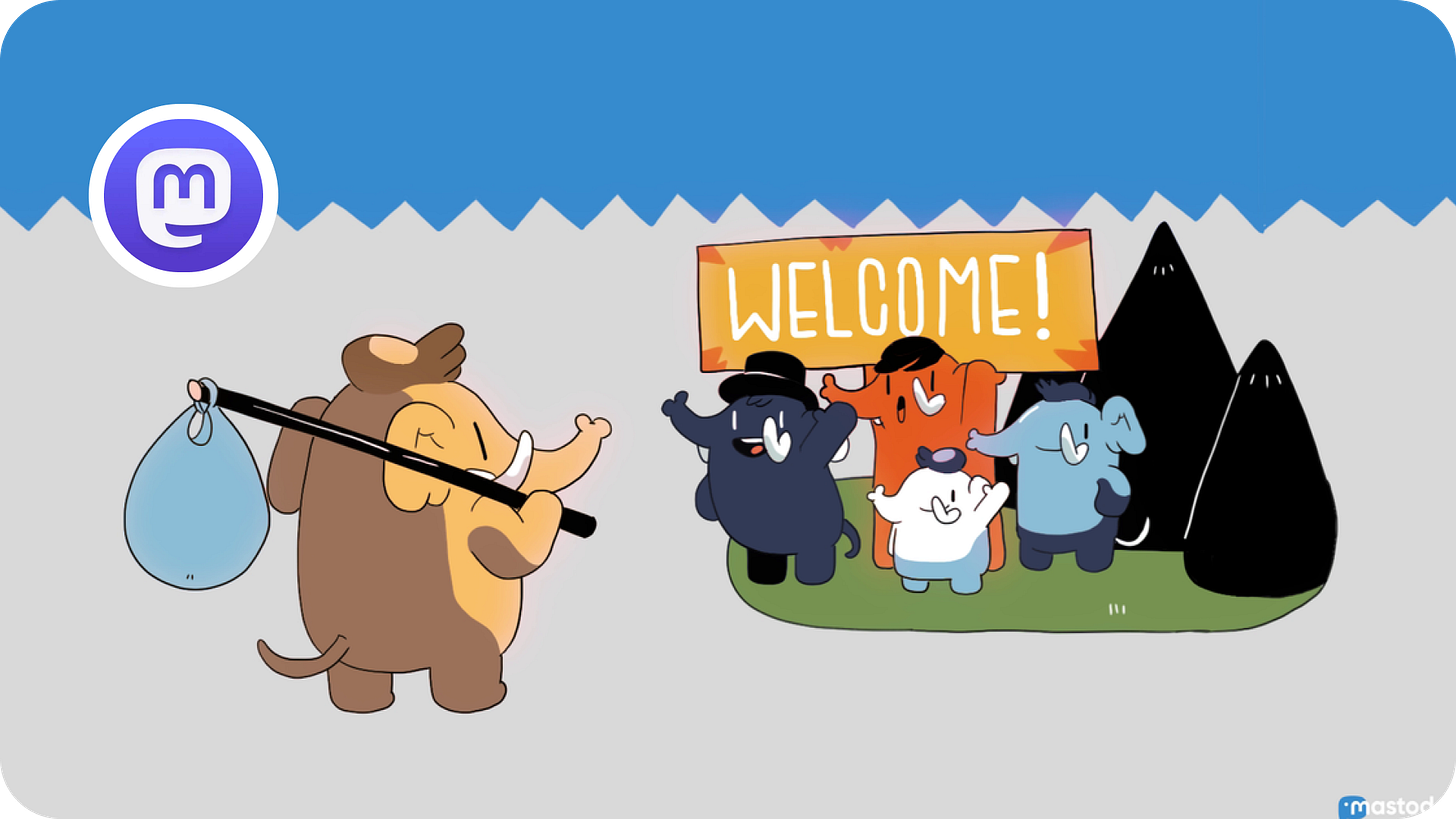 Mastodon Welcome cover photo.