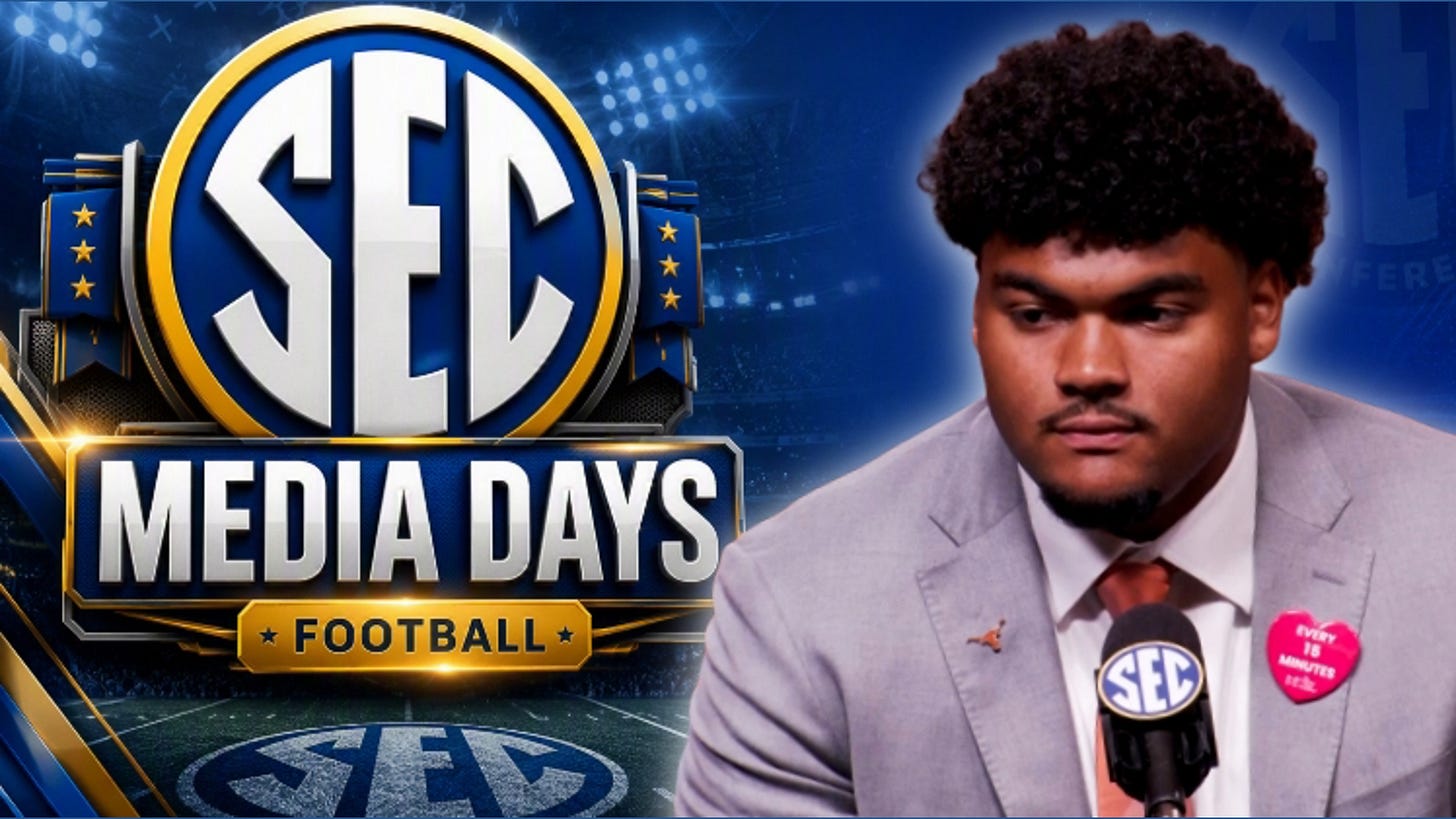 Texas OL Trevor Goosby Q&A | SEC Media Days 2026 ...