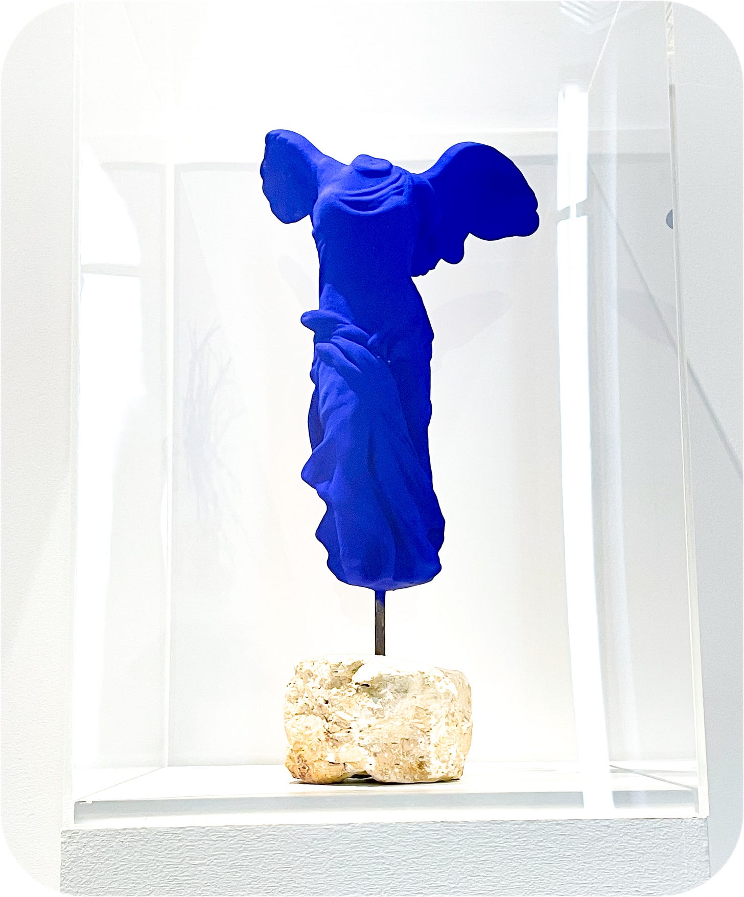 Winged Victory of Samothrace. Yves, Klein