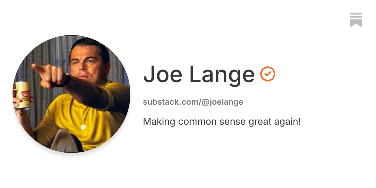 Joe Lange | Substack