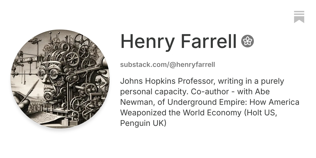 Henry Farrell | Substack