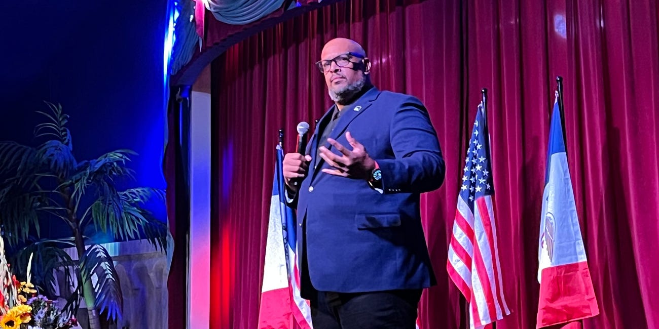 Brutally honest keynote lays out path for demoralized Democrats