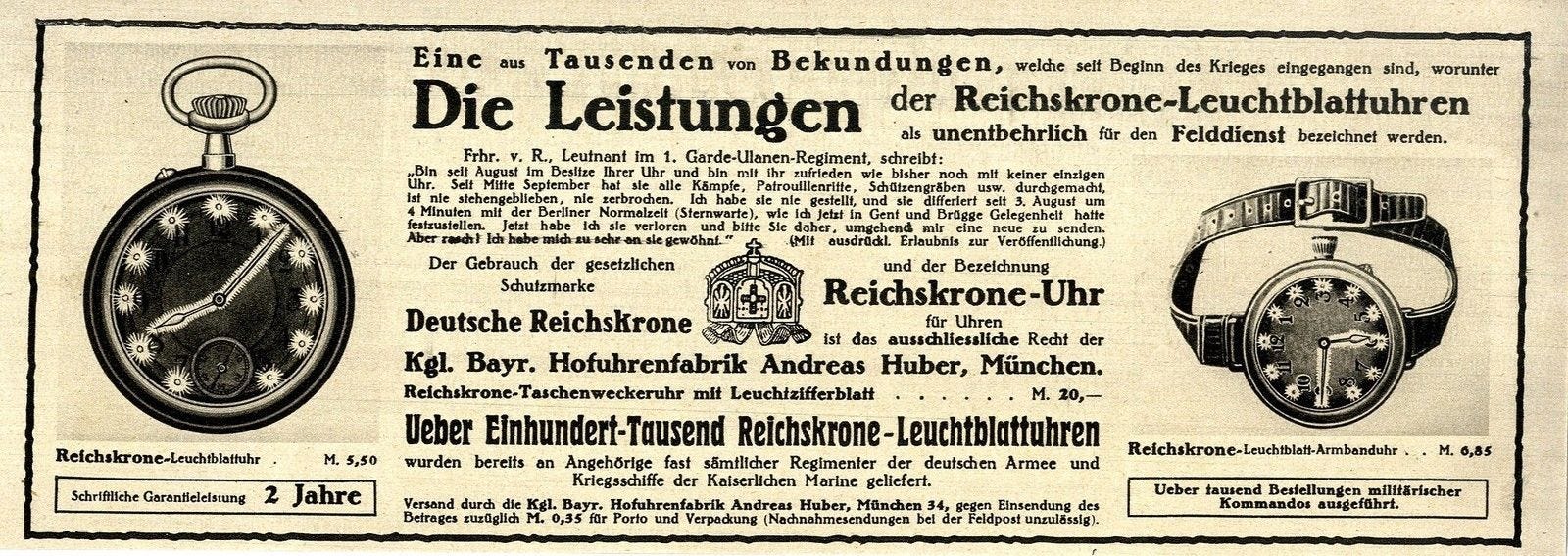 Chronomètre De Poche Allemand Andreas Huber Des Années 1930 - état Bon