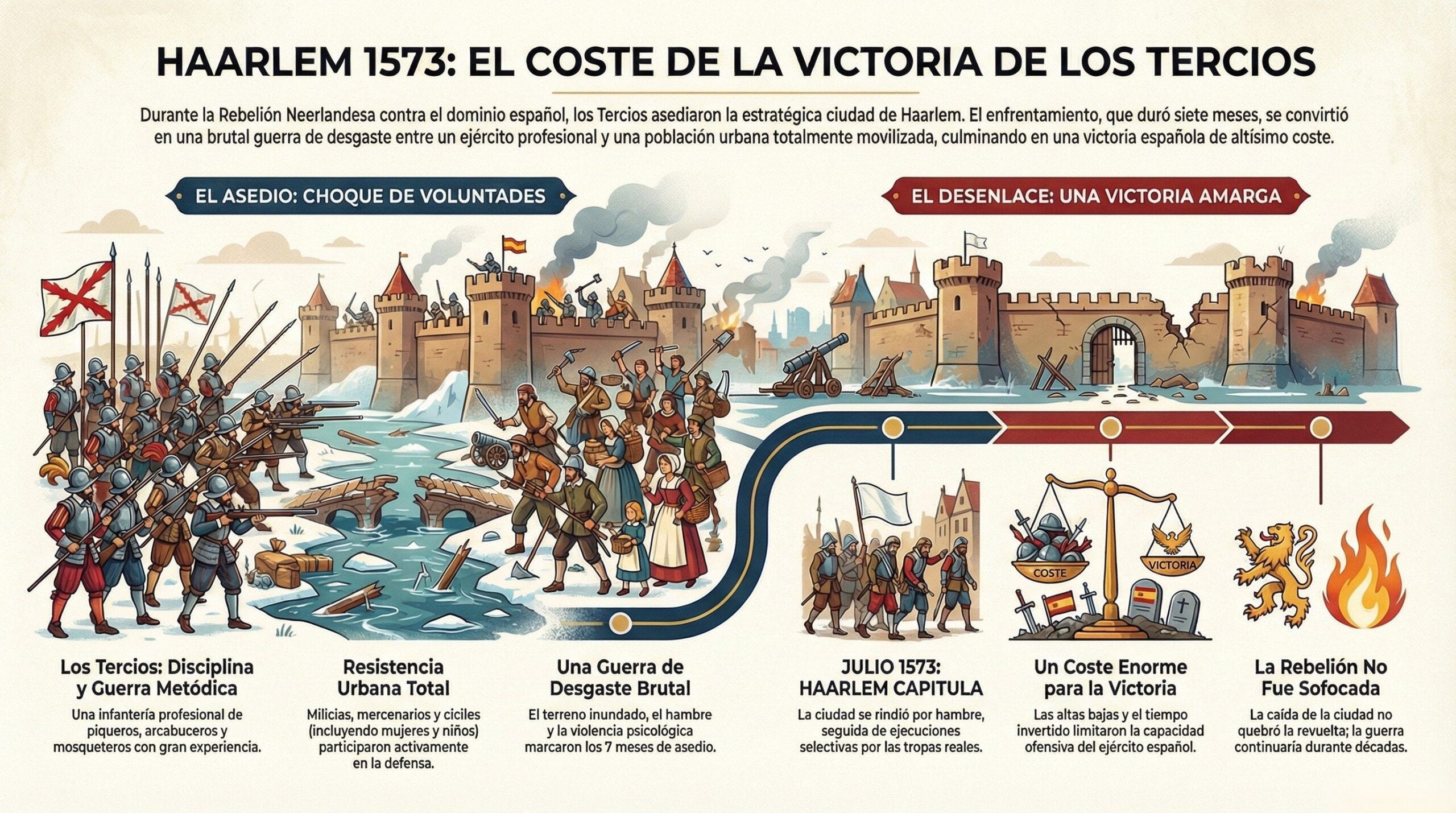 El sitio de Haarlem 1572–1573: los Tercios frente a la rebelión de los ...