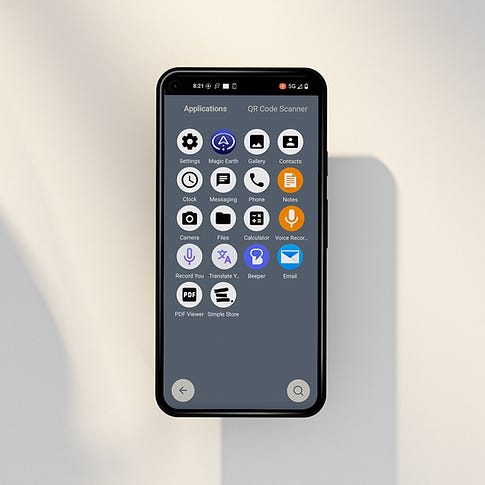 SLEKE. Phone Demo of app store offerings