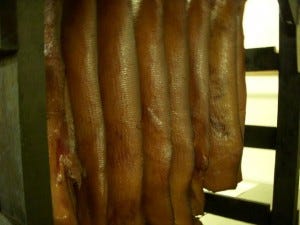 Glossy, smoky, fatty goodness.