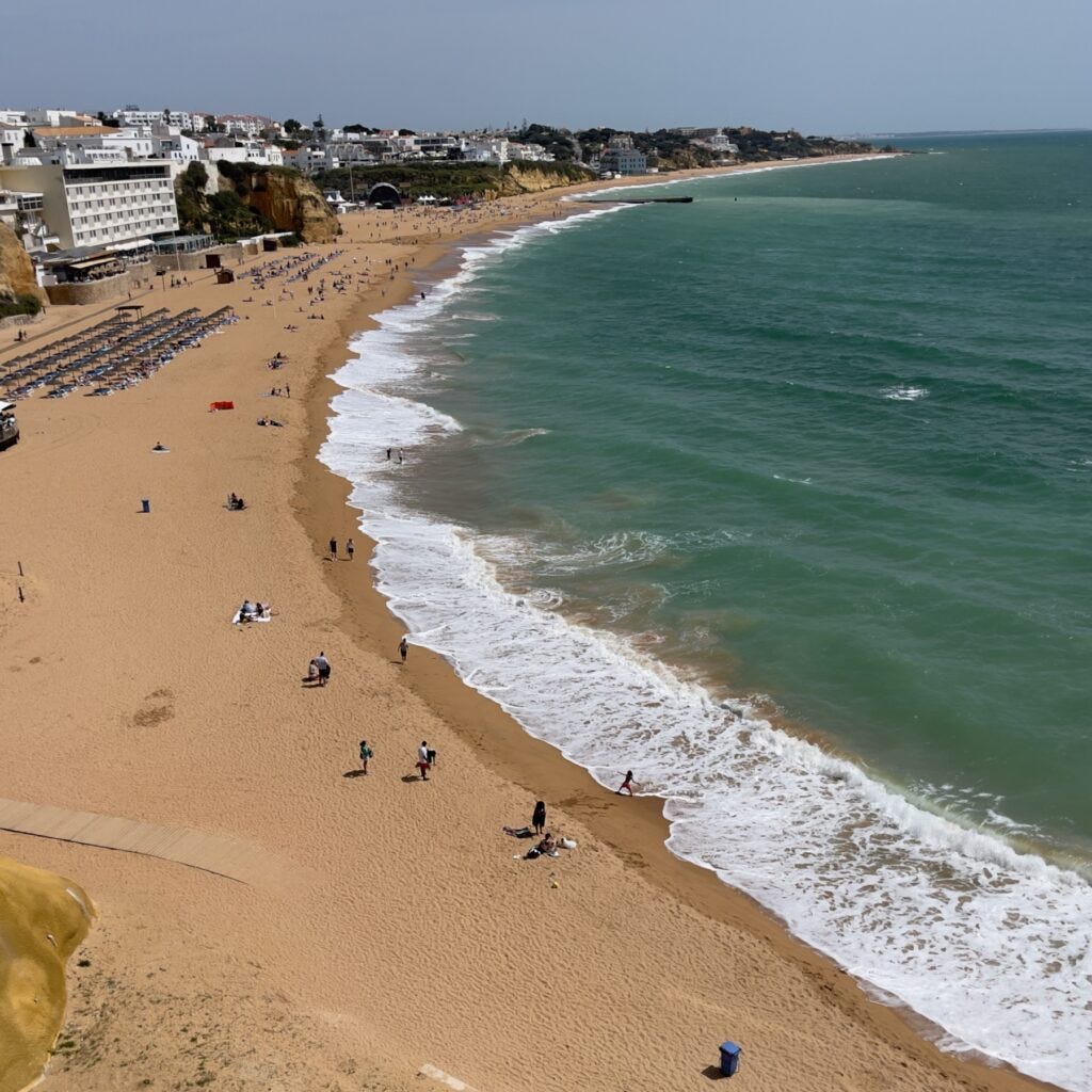 Albufeira's beach