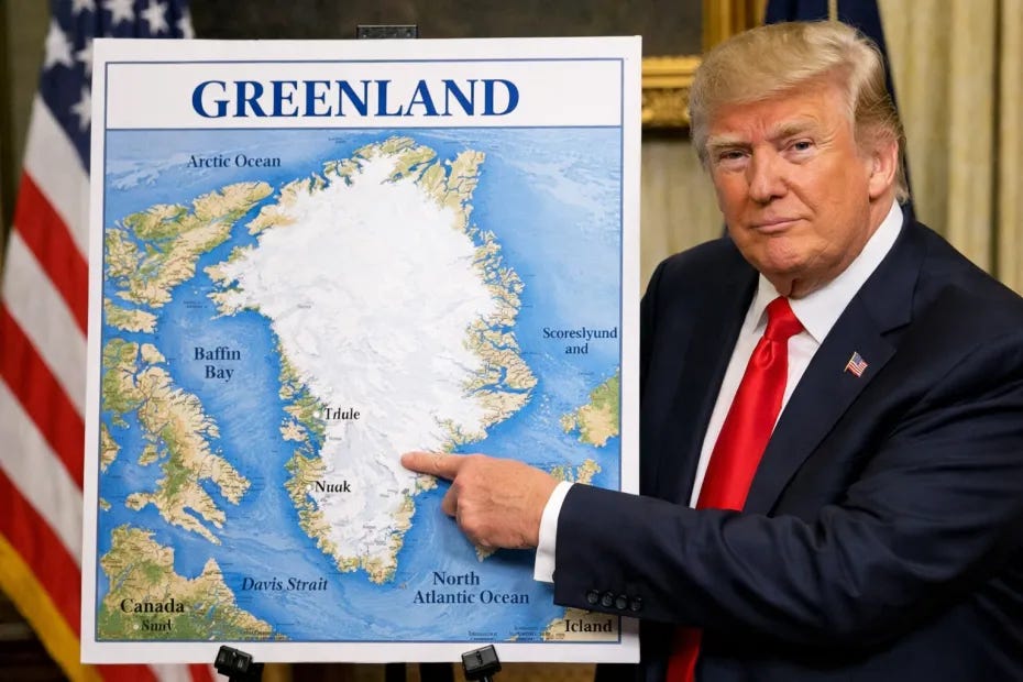 Donald Trump señala Groenlandia