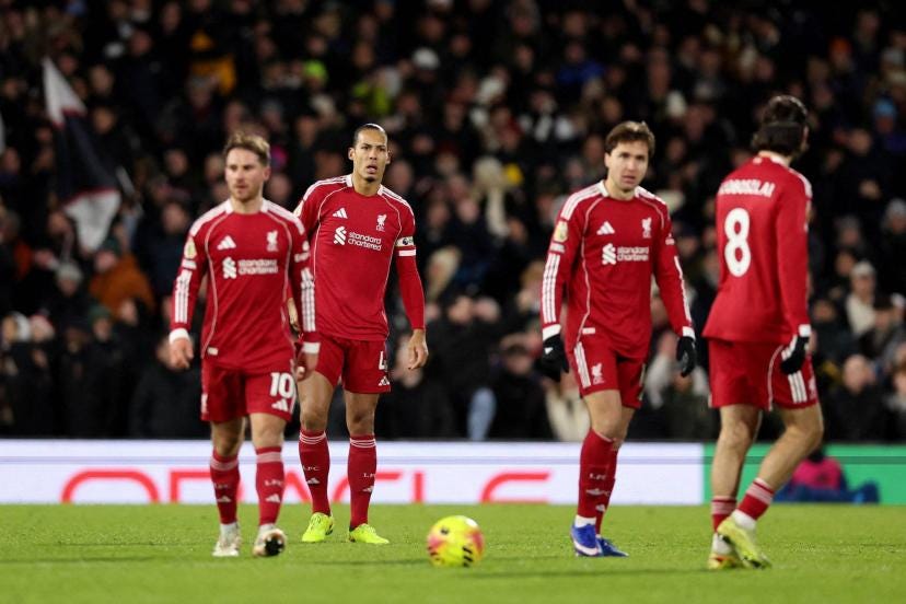 Liverpool accroché par Fulham au terme d'une fin de match spectaculaire