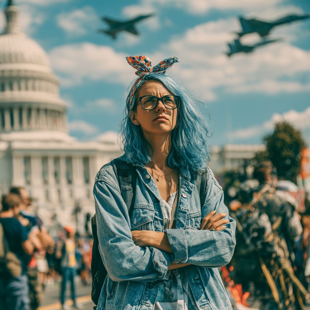 D.C. Liberals were triggered by patriotic airshow for Independence Day