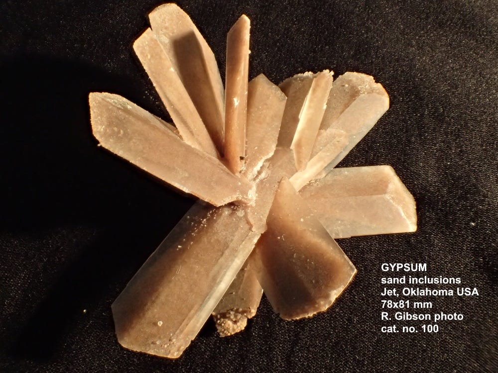 Gypsum from Saudi Arabia - by Richard I Gibson