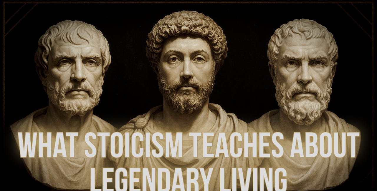 How Stoic Principles Can Transform Your Path to Becoming Legendary | Ep 110