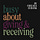 Busy About Giving & Receiving