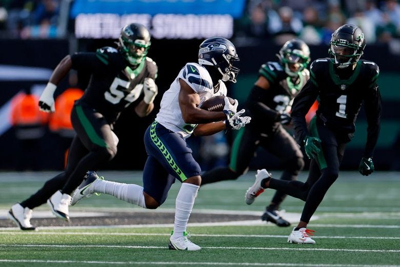 Seahawks receive good news on RB Kenneth Walker III | Notebook | The  Seattle Times
