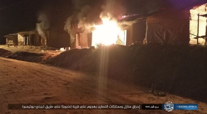 Homes of Christian residents going up in flames in the village of Maboya (Telegram, October 24, 2022) The Meir Amit Intelligence and Terrorism Information Center's Spotlight on Global Jihad (October 20-26, 2022)