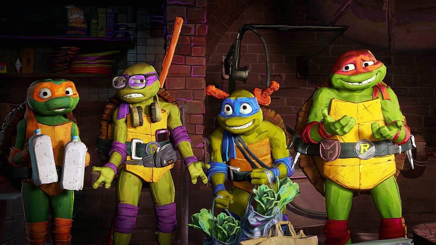 Still from Teenage Mutant Ninja Turtles: Mutant Mayhem | Image via Paramount Pictures
