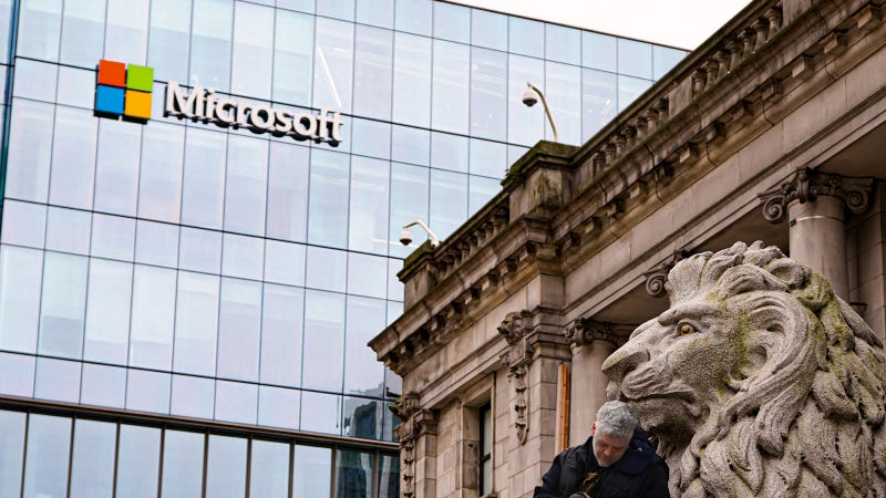 A Microsoft building.