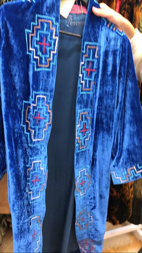 Kimonos bordados