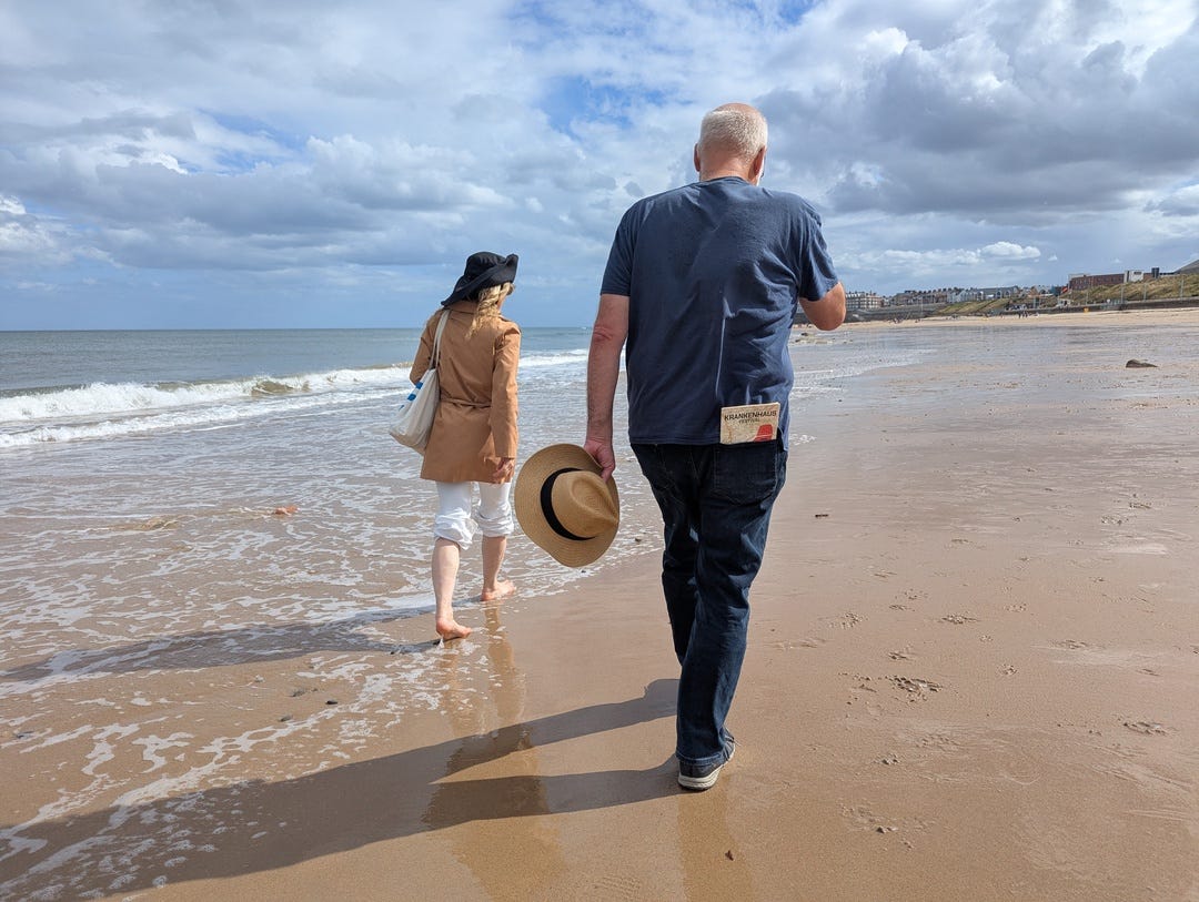 Britta in the sea (Photo: Hazel) Britta in the sea (Photo: Hazel)