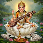 How Sarasvatī and Brahma are different from ordinary couples 