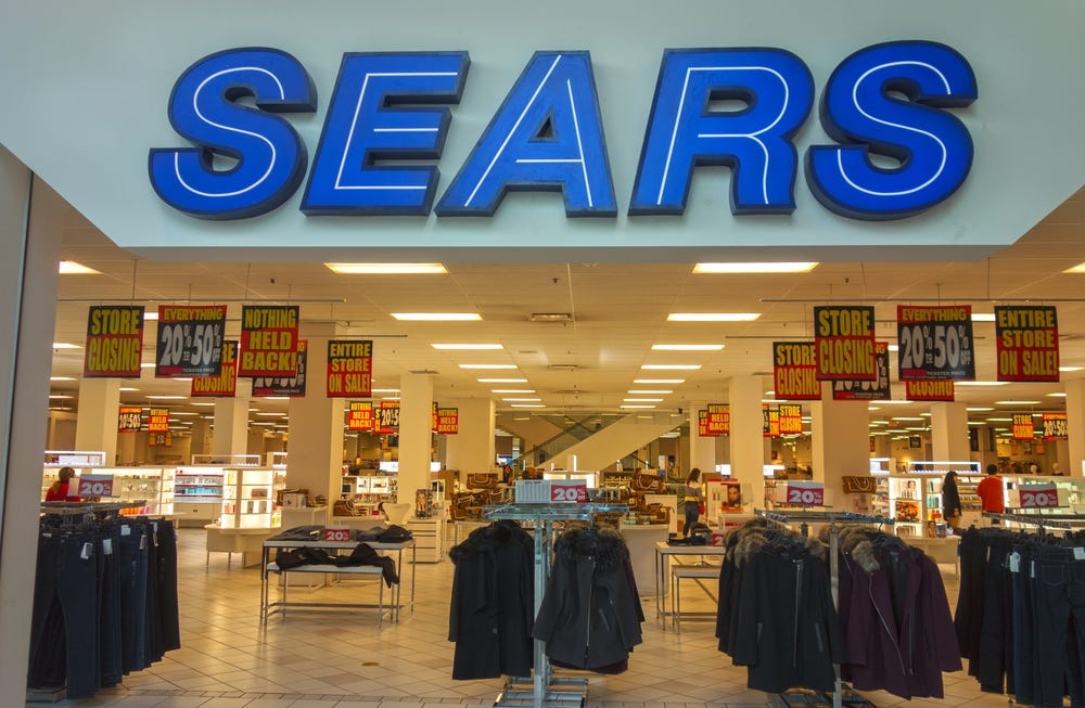 Sears Files For Bankruptcy; To Close 142 Stores
