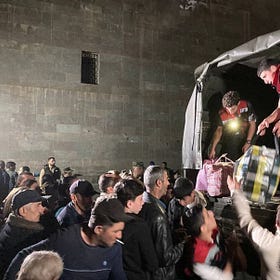 "Give us a new planet”: tens of thousands of Armenians flee Nagorno-Karabakh