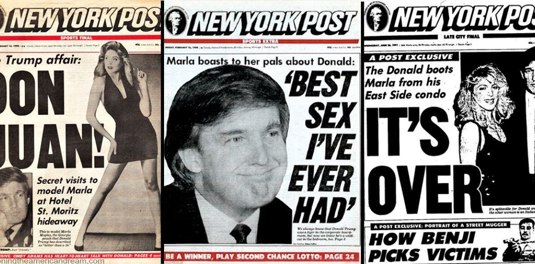 sk　「僕の夢はカーボーイ」　「TRUMP」　「Newspaper」 Trump Saw Hate as a Civic Good