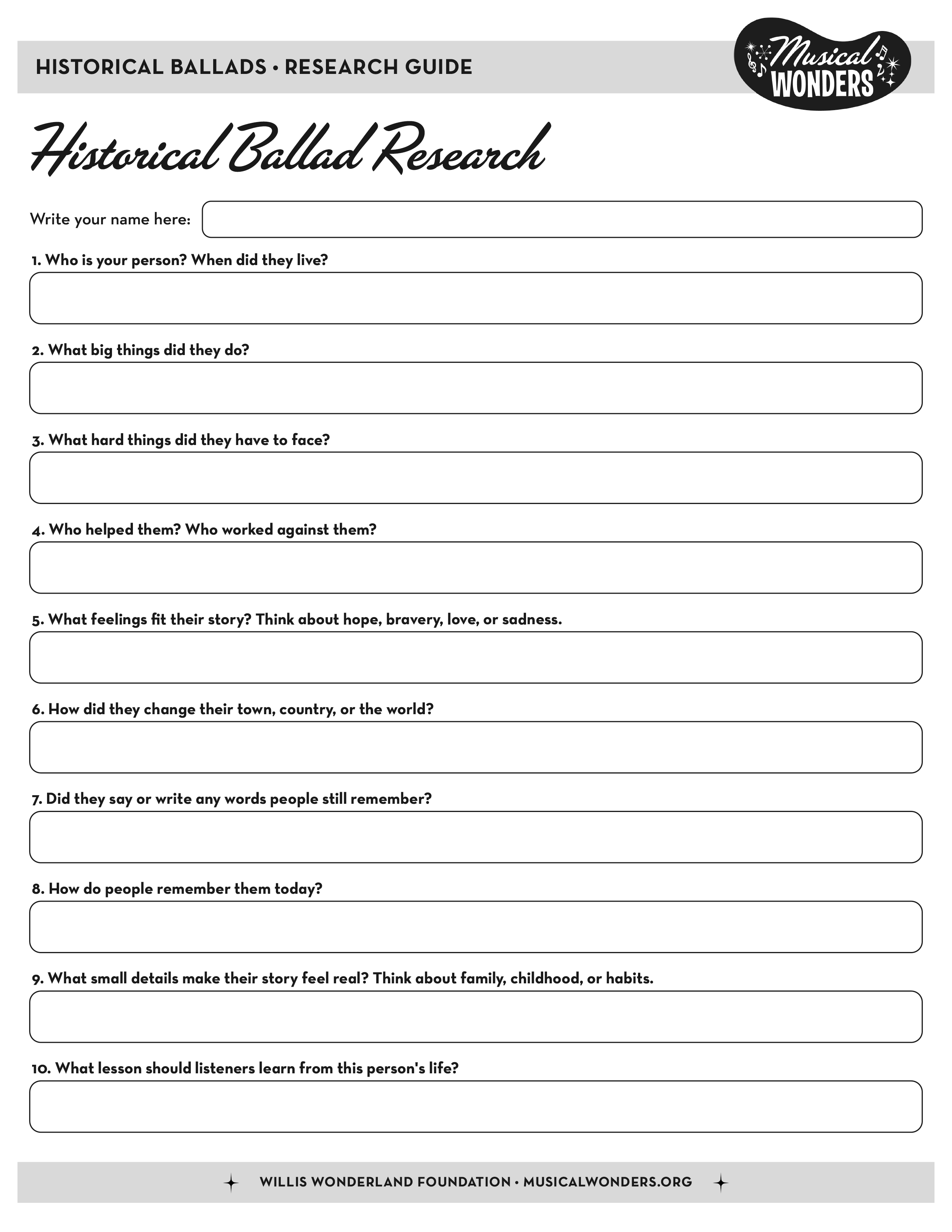 Preview image for Writing Historical Ballads