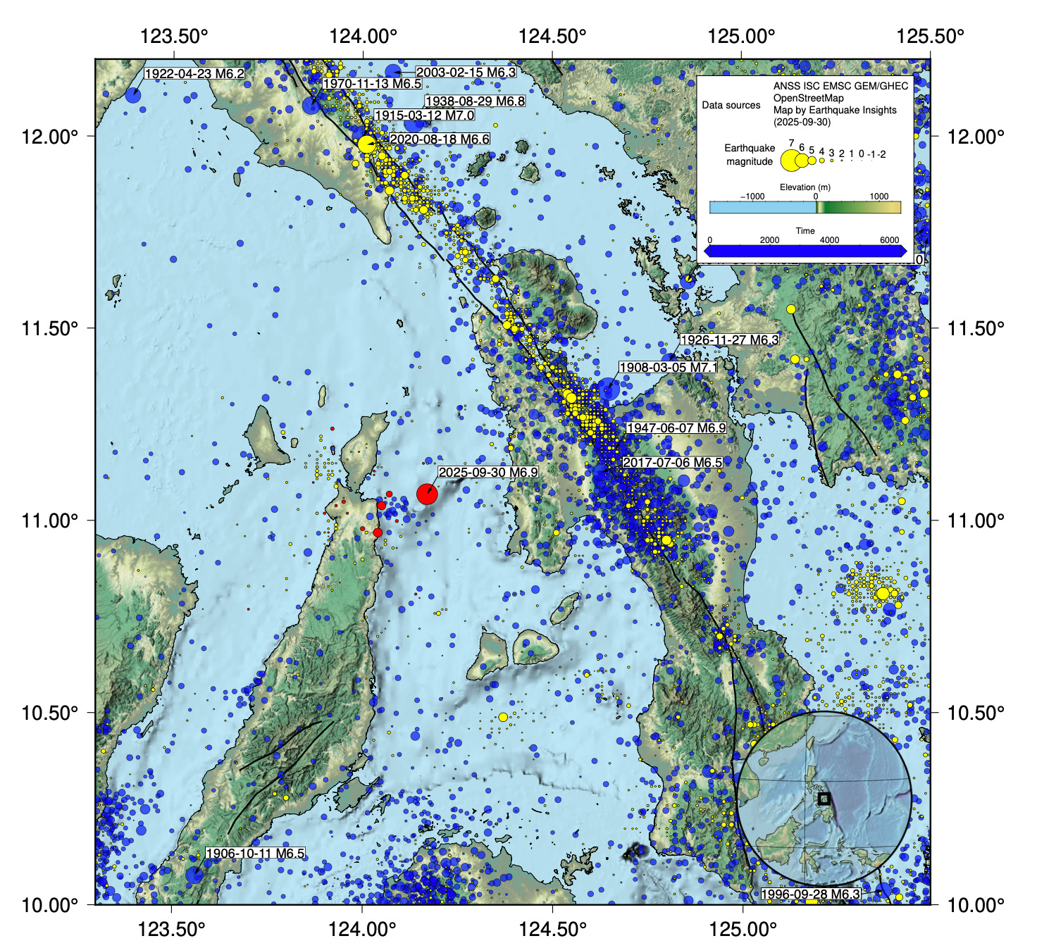 Deadly M6.9 earthquake strikes central Philippines