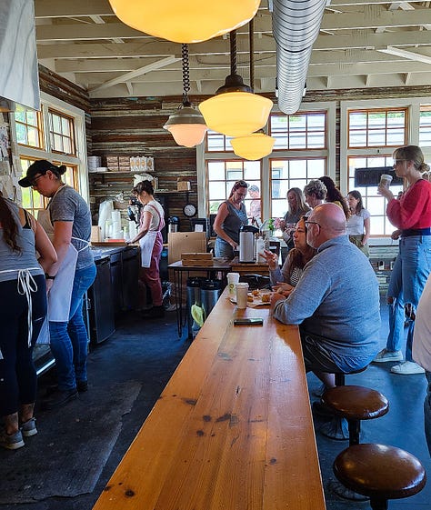 Hole Doughnuts interior seating