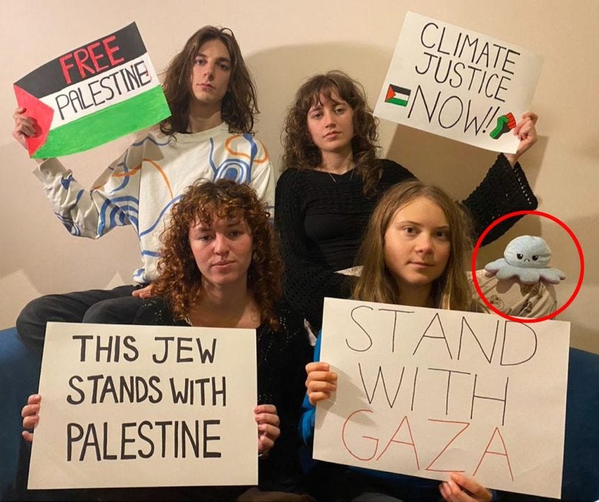 Greta Thunberg and friends