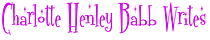 Charlotte Henley Babb Writes