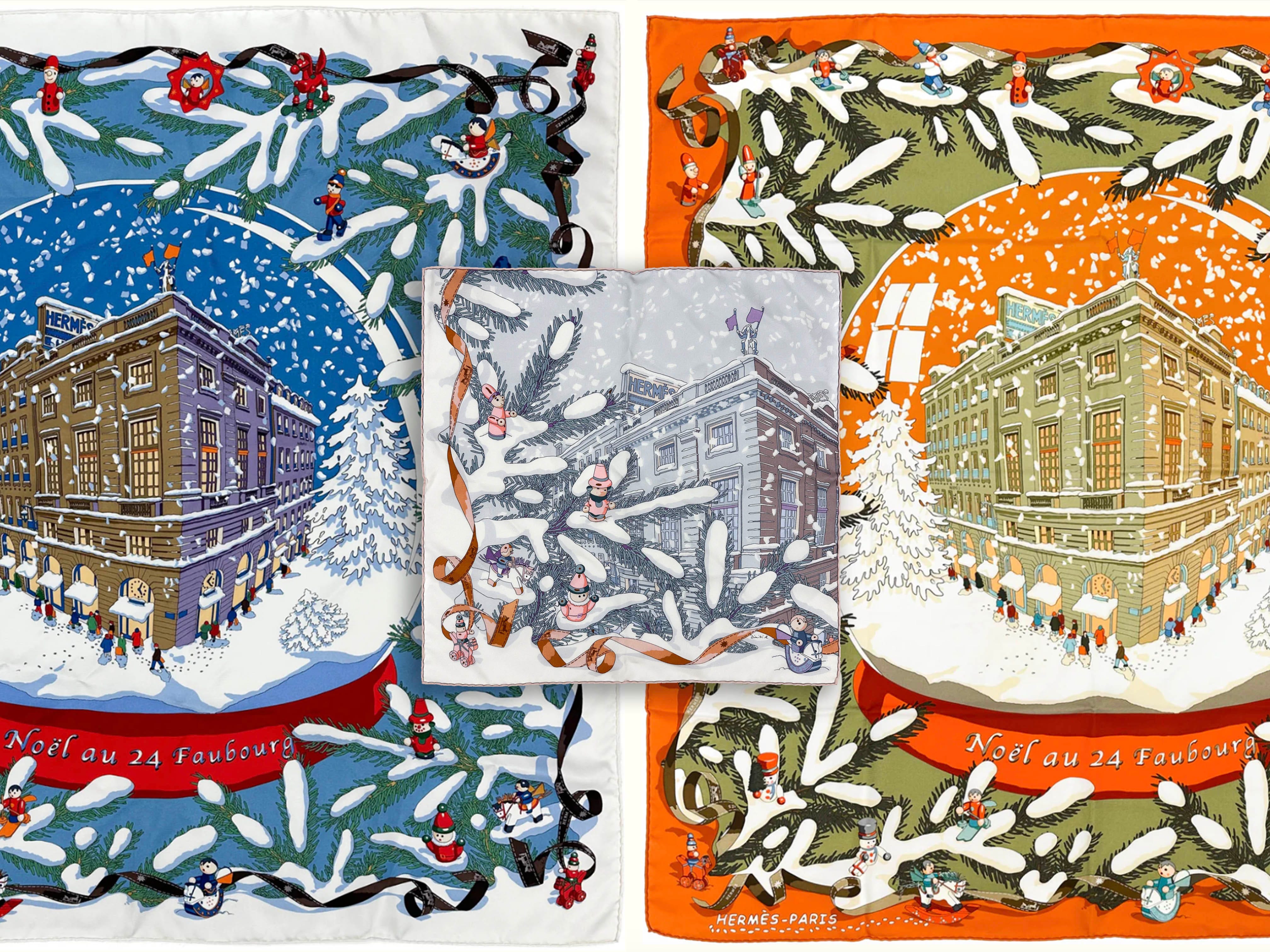 Top 15 Winter Wonderland Hermès Scarves