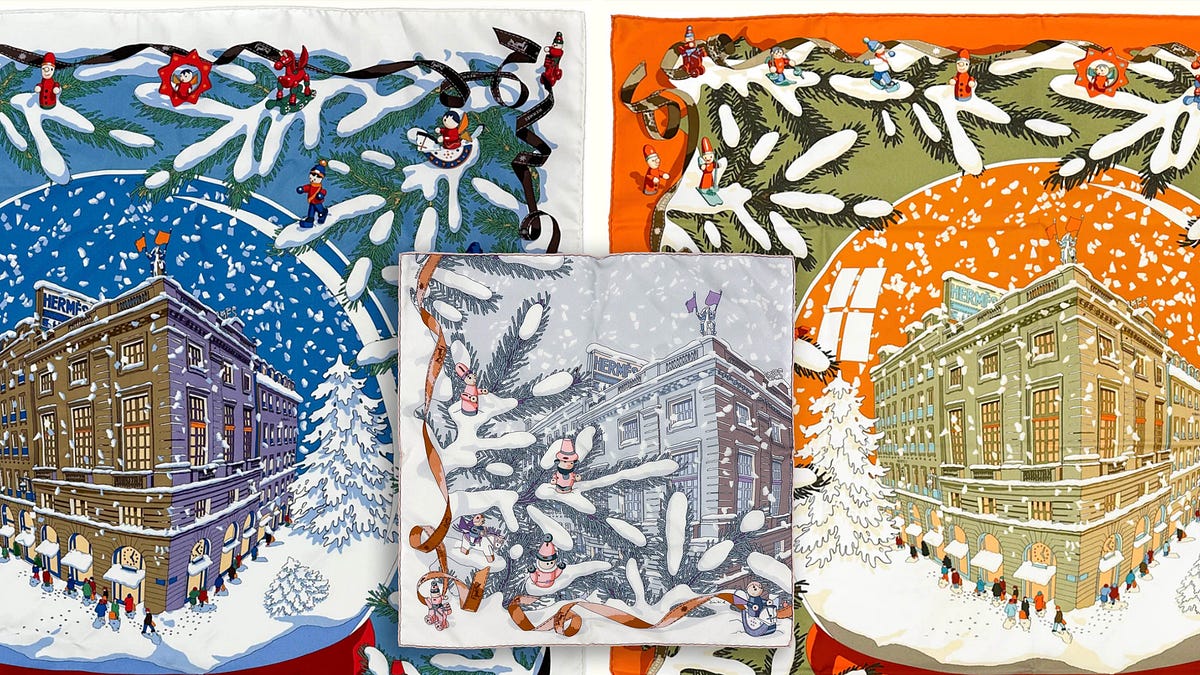 Top 15 Winter Wonderland Hermès Scarves