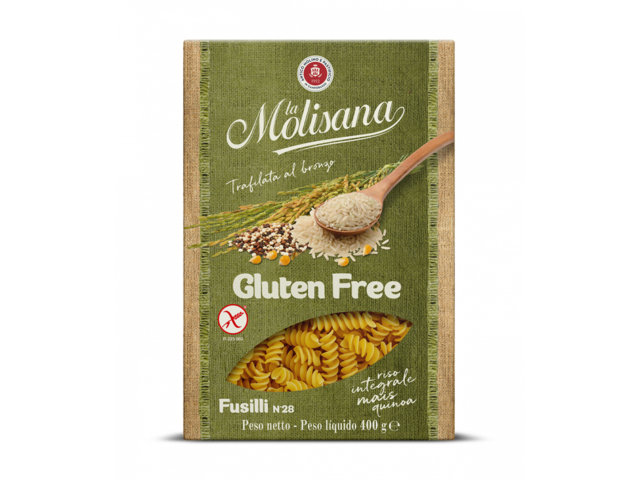 Fusilli fara gluten La Molisana 400 g Fusilli fara gluten La Molisana 400 g