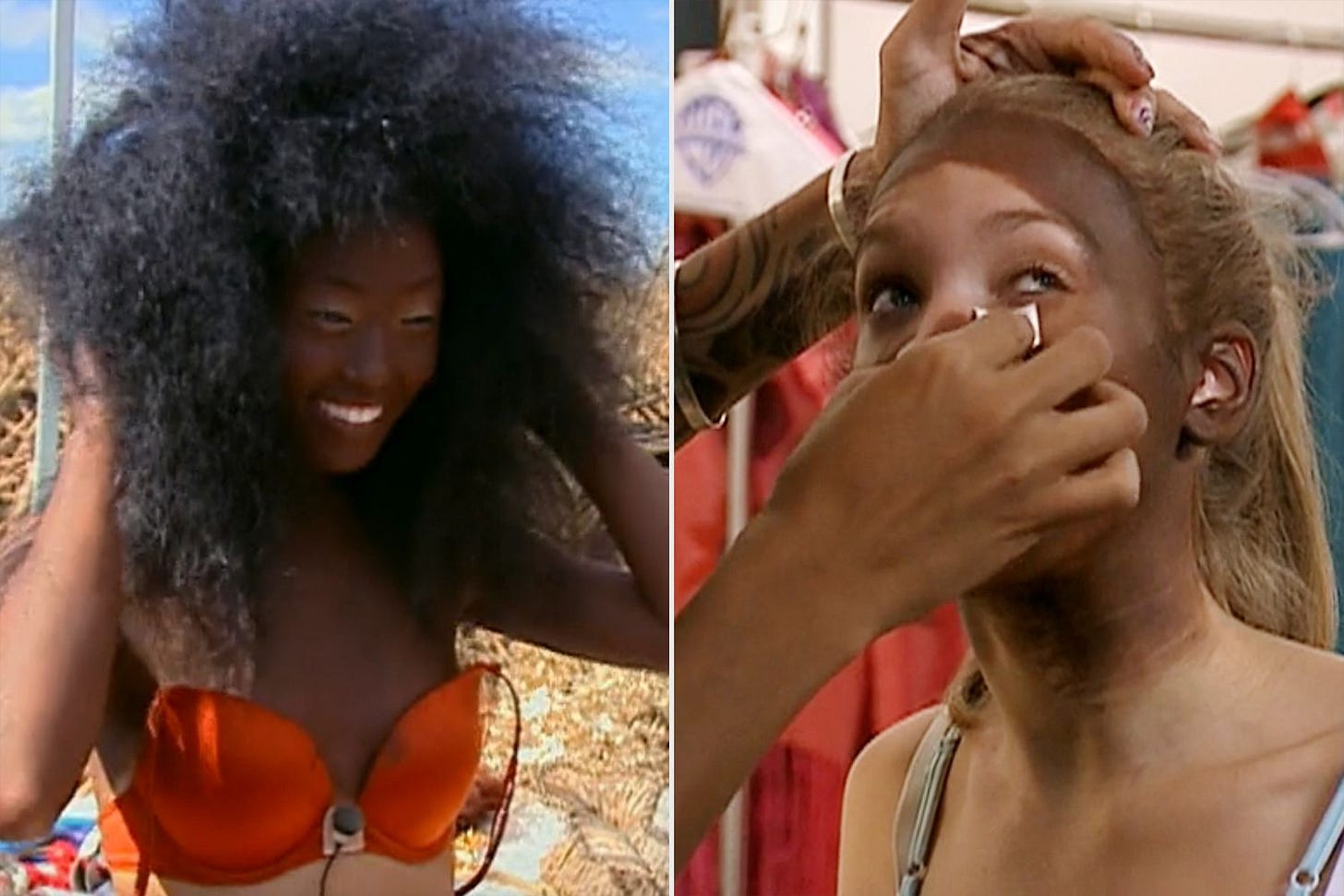 America's Next Top Model stars address switching races photo shoot